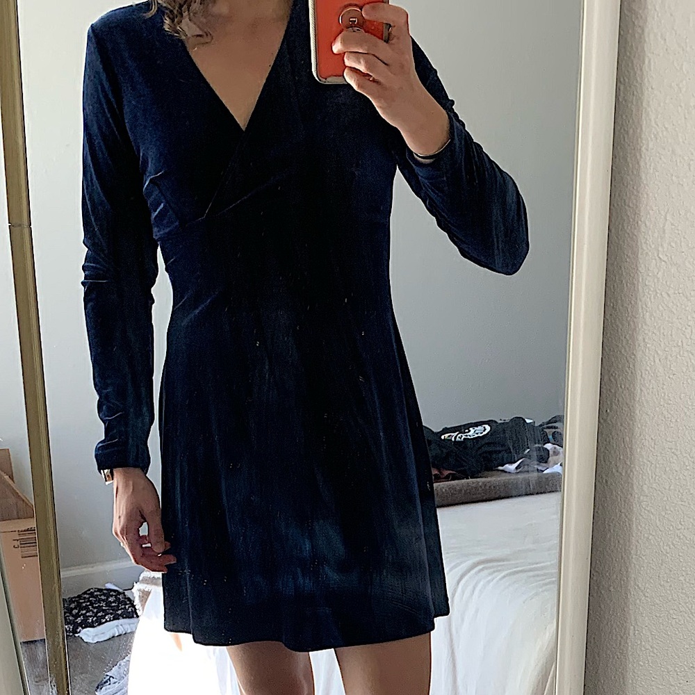 Vintage, M, Velvet skater dress